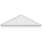Ekena Millwork Peaked Cap Smooth Architectural PVC Combination Pediment, 86"W x 28-3/8"H x 2-3/4"P (Pitch 6/12) PEDPC086X285PKC00 - alternate 2